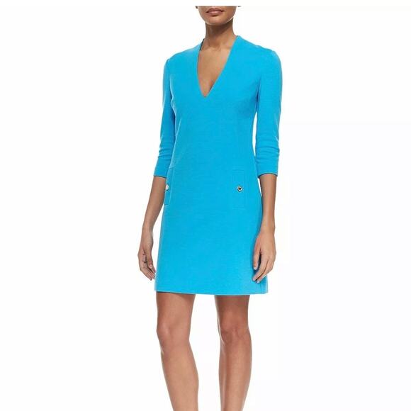 Lilly Pulitzer Charlena Shift Dress Ariel Blue - Picture 1 of 11